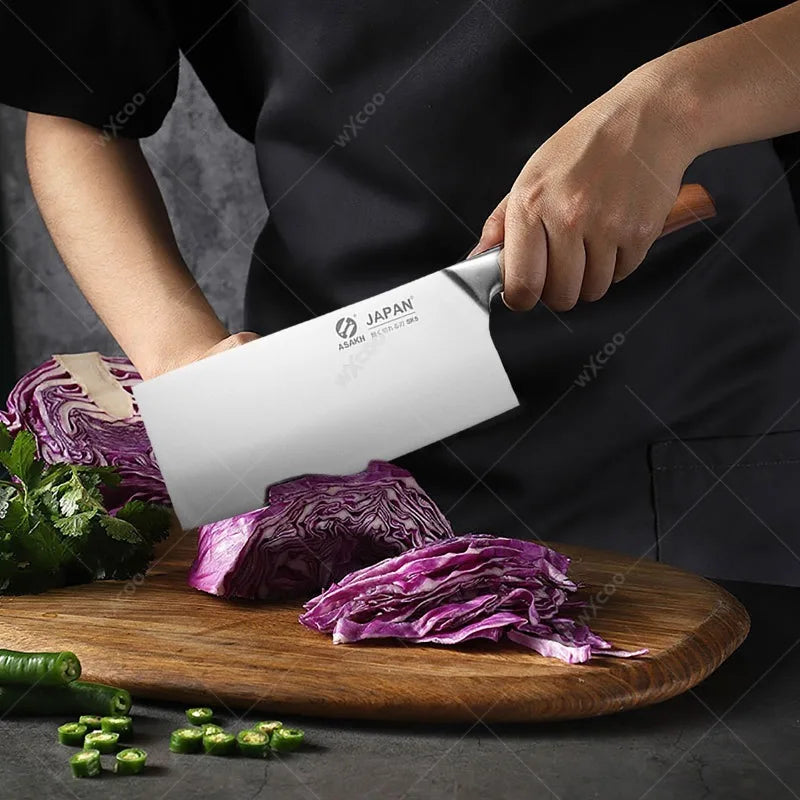 Professional Stainless Steel Kitchen Knife Set – Chef & Cleaver Kitchen Knife Set Axl