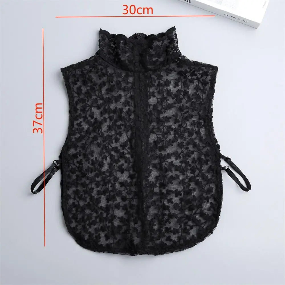 Women's Detachable Ruffle Collar – Removable Cotton Fake Collar Detachable Collar Axl