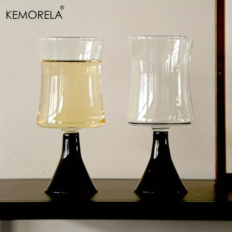 KEMORELA Champagne Glasses – Reusable Glass Goblets 1-2 Pack Champagne Glasses Axl