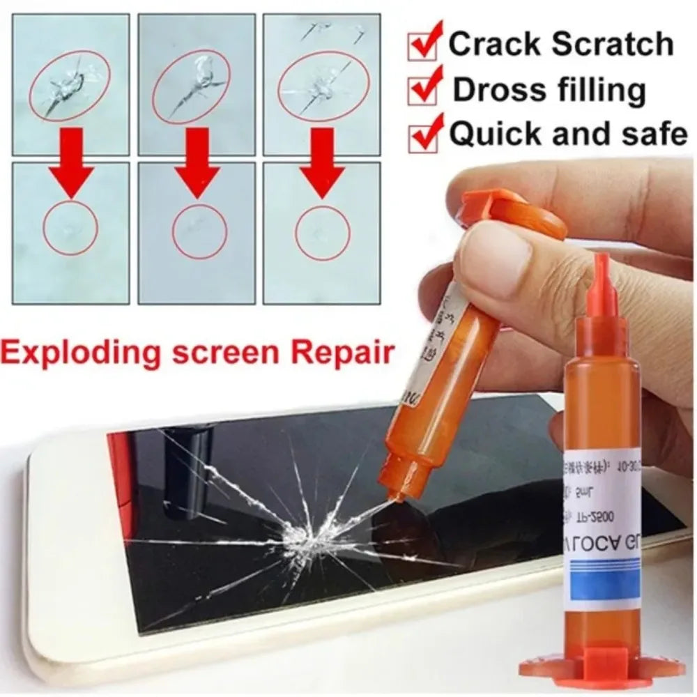 5ml UV Adhesive Glue – Optical Clear LCD Screen Repair UV Screen Repair Glue Axl
