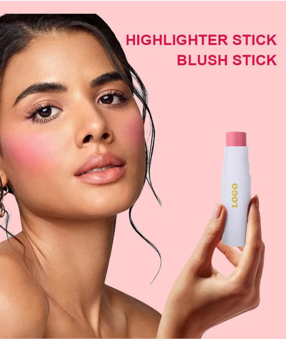 Vegan Blush Stick Highlighter – Waterproof Private Label Blush Highlighter Stick Axl