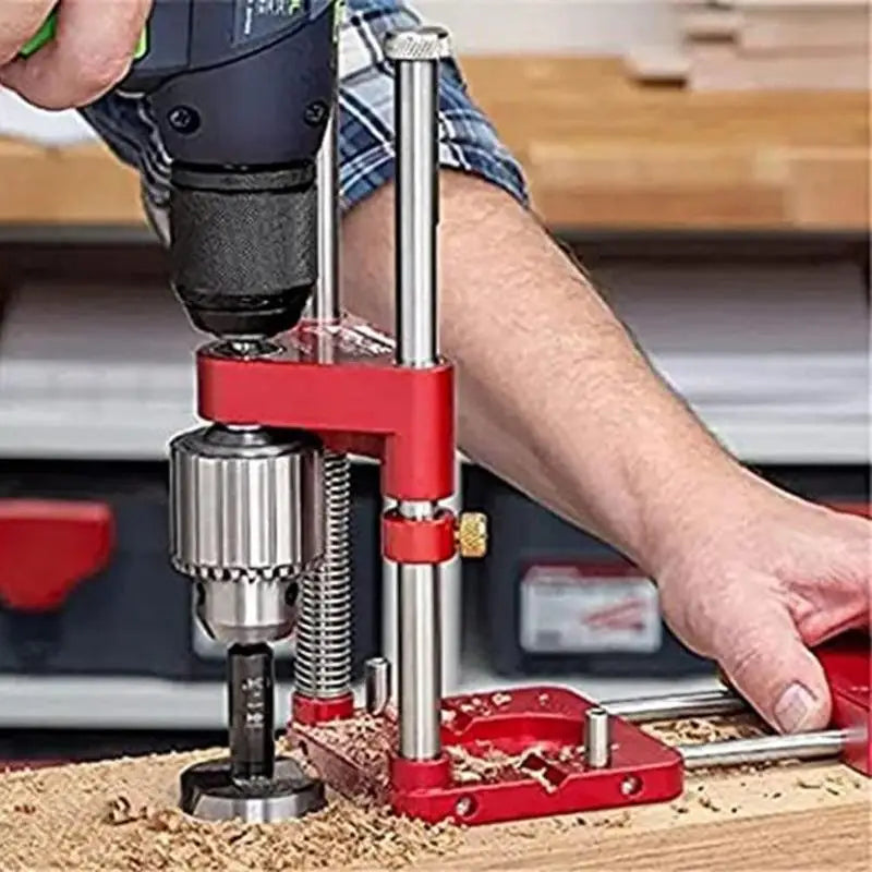 Hinge Hole Drilling Guide Locator for Doors & Cabinets Woodworking Drill Guide Axl