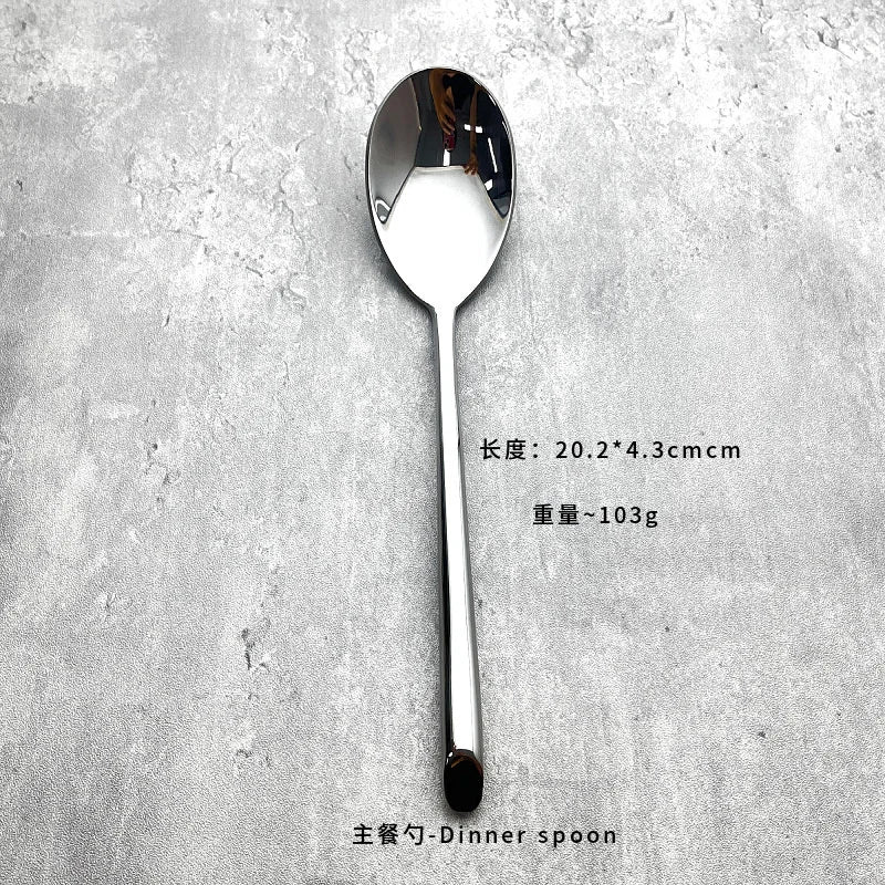 4-Piece Stainless Steel Cutlery Set – Knife, Fork & Spoon Flatware Cutlery Set Axl B China Mainland