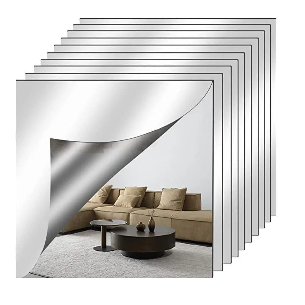 Self-Adhesive Acrylic Mirror Sheet – Shatterproof Wall Tiles Acrylic Mirror Tile Axl