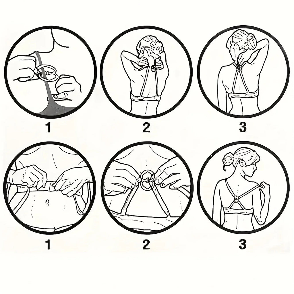 10-Pack Invisible Bra Shoulder Clips – Anti-Slip Strap Holders Bra Strap Clips Axl
