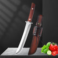 Handmade Forged Japanese Boning Knife – M390 Steel + Sheath Kitchen Boning Knife Axl 1pc-A