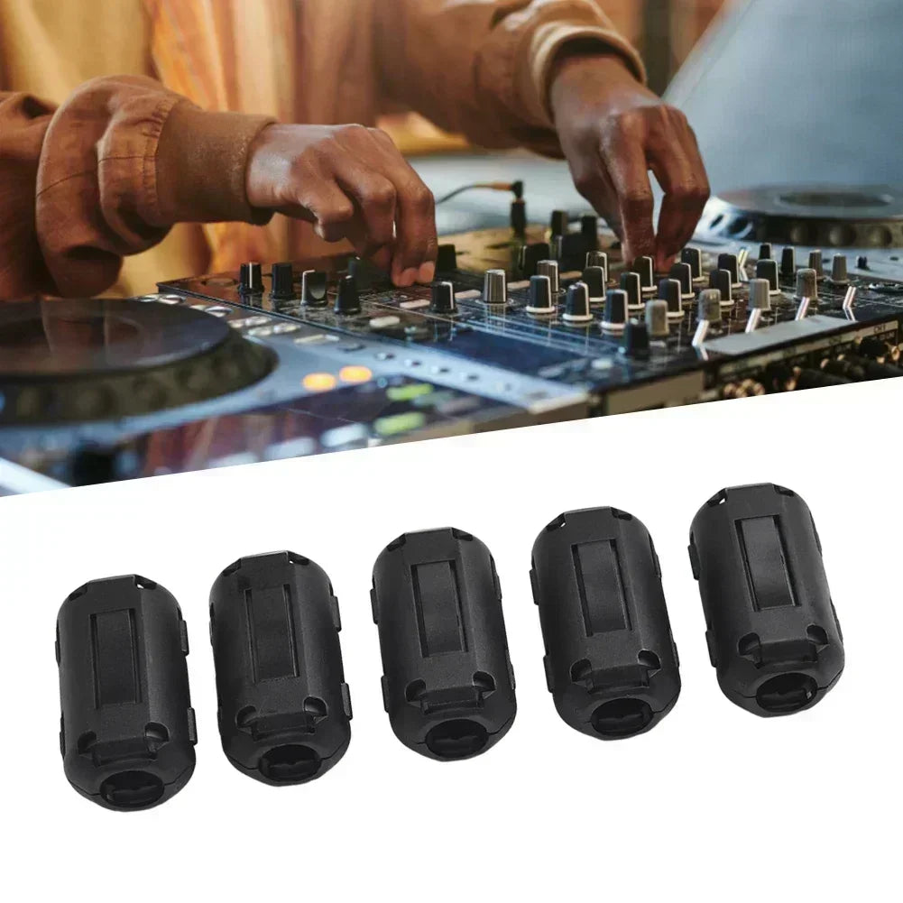 5-Pack Clip-On Ferrite Bead RFI Noise Filter – USB & Cable Clamp Ferrite Noise Filter Axl