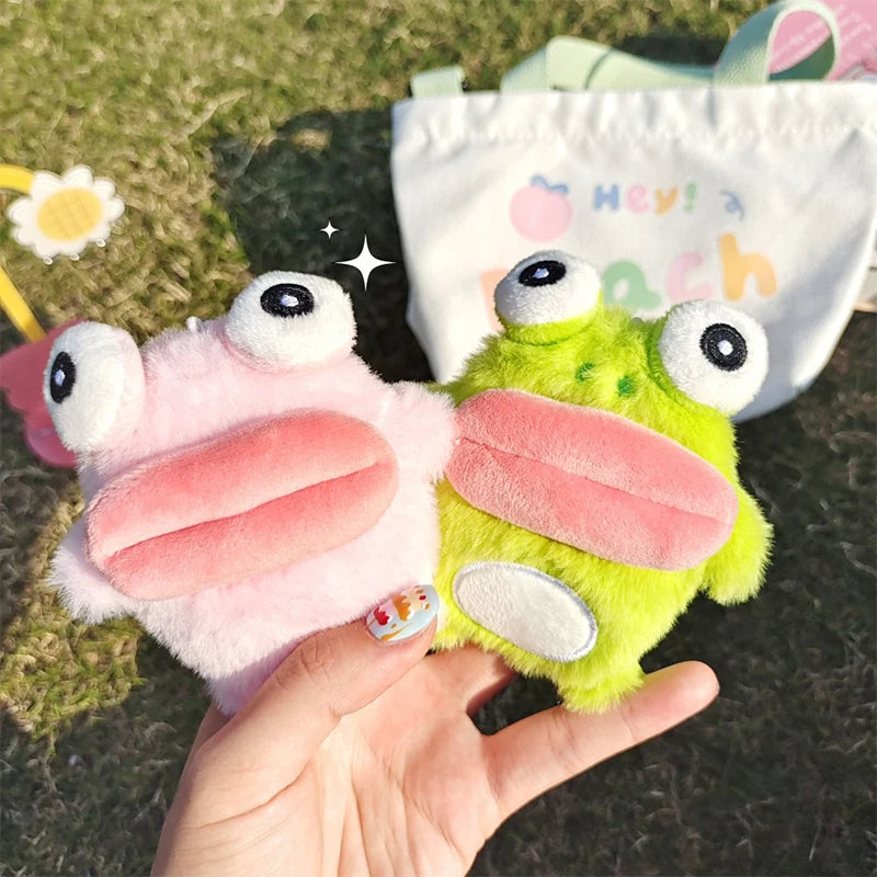 Cute Frog Plush Keychain – Cartoon Doll Bag Charm & Key Ring Plush Keychain Axl