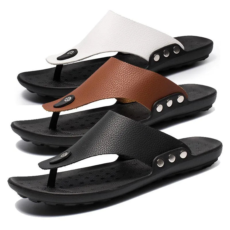 YBQJOO Men's Flip-Flops – Non-Slip Beach Sandals & Slippers Men's Flip-Flops Axl
