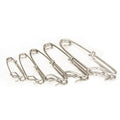 10 Pcs Stainless Steel Longline Fishing Clips & Snap Swivels Fishing Snap Clips Axl 2.0-80mm