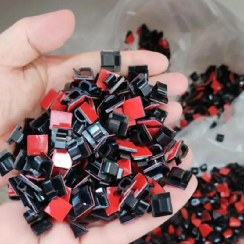 Self-Adhesive Cable Management Clips – 20/40 Pcs Wire Holder Cable Management Clips Axl
