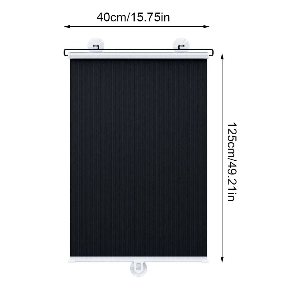 Retractable Car Window Sunshade – UV Blocking Roller Blind Car Window Sunshade Axl 40x125cm
