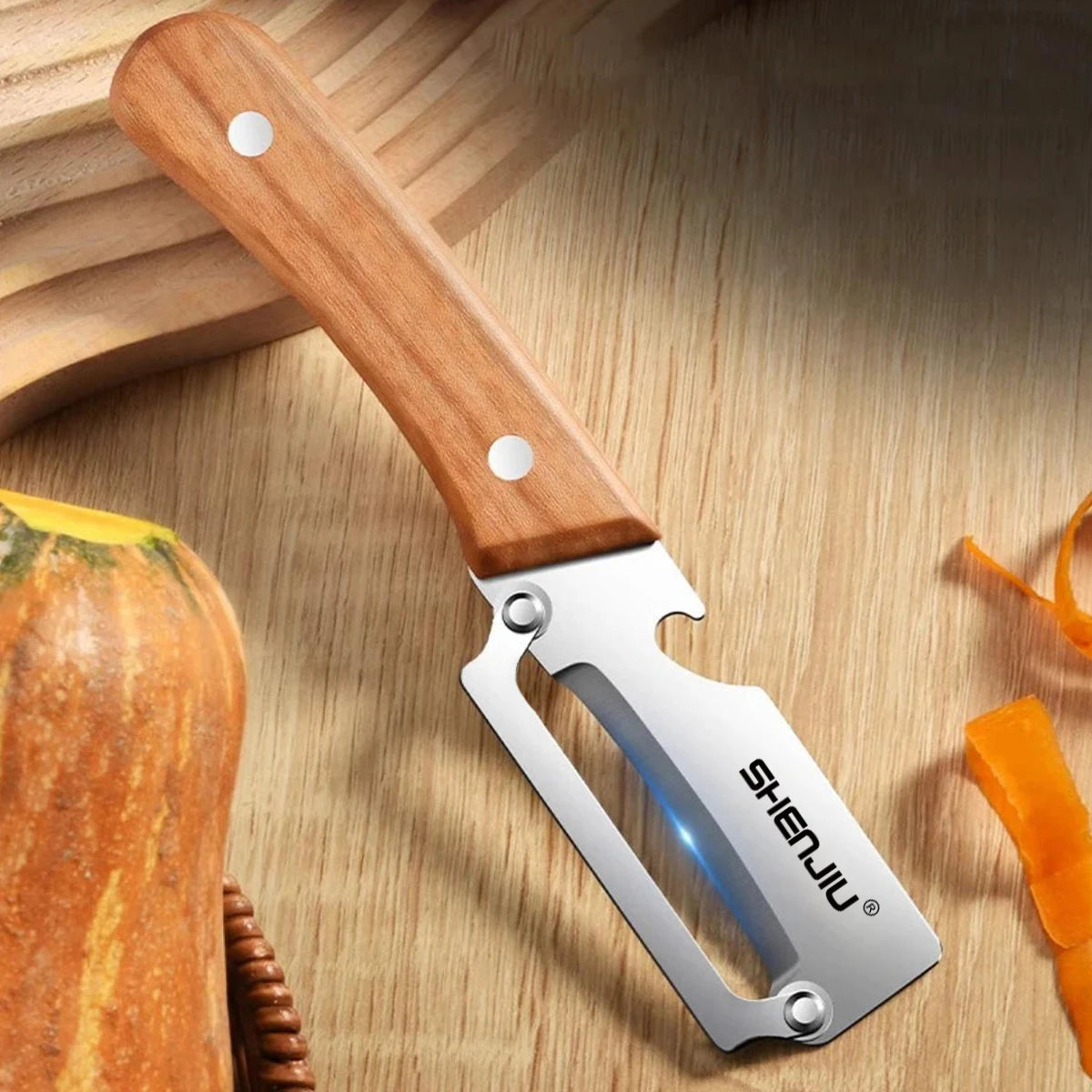2-in-1 Stainless Steel Peeler Knife – Fruit & Vegetable Tool Peeler Knife Axl