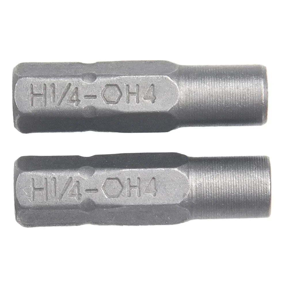 2-Pack 1/4" Insert Bit Adapter – Magnetic 4mm Hex Shank Holder Bit Adapter Axl