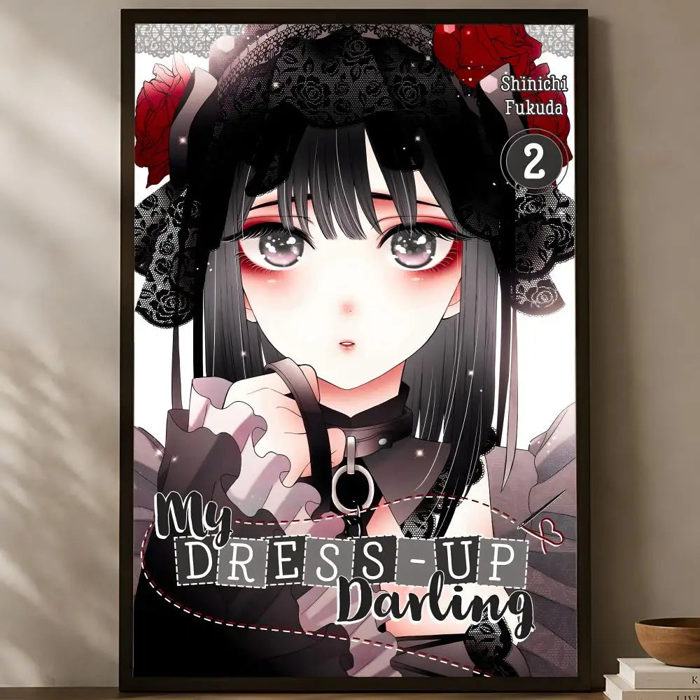 My Dress-Up Darling Self-Stick HD Wall Art Poster | Anime Decor Anime Wall Poster Axl