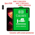 2-Pack HD Screen Protector for iPad Air 11" M2 M3 M4 2024–2026 Tablet Screen Protector Axl FOR air6 11(m2)2024