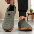 ZULIWAGN Zero Drop Wide Toe Barefoot Walking Sneakers Men Barefoot Walking Shoes Axl green 43