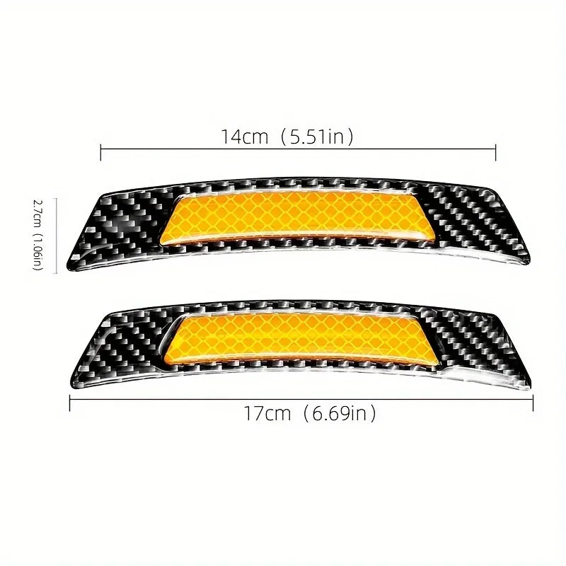 2-Pack Car Reflective Stickers – Scratch Guard & Style Car Reflective Sticker Axl