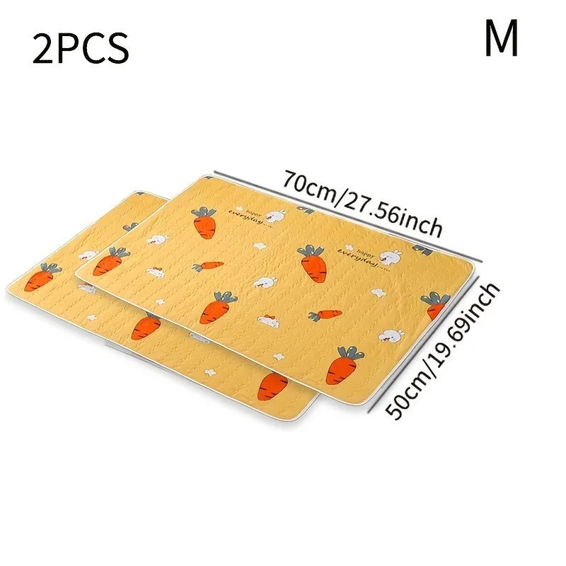 2-Pack Washable Reusable Pet Pads – Cat & Dog Floor Mat Pet Floor Mat Axl 2PCS 50x70cm