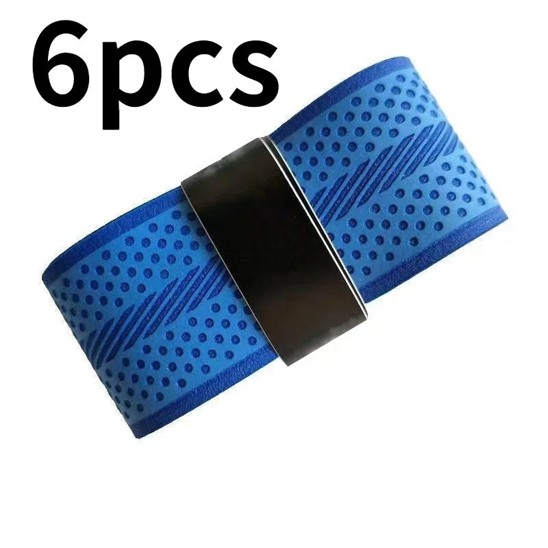 6-Pack PU Golf Club Overgrip Tape – Anti-Slip Wrapping Grips Golf Club Overgrip Axl Blue-6pcs