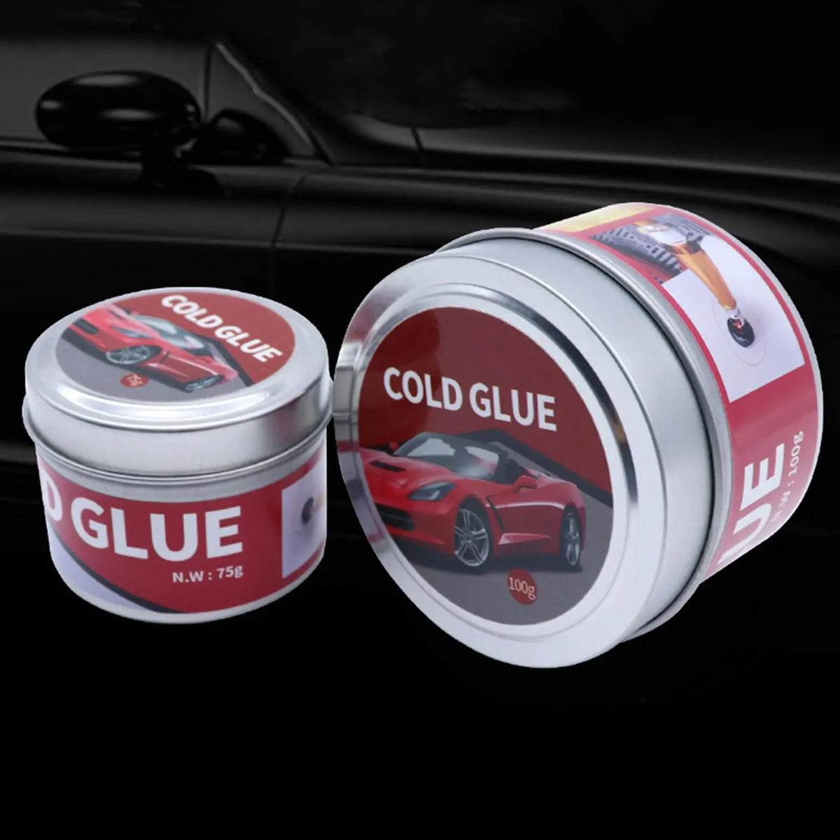 Self-Adhesive Cold Glue for Car Dent Puller – DIY Fix Car Dent Repair Glue Axl
