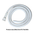 Flexible AC Drain Hose with Clamp – Leak-Proof 2–5M Pipe Appliance Drain Hose Axl two meters