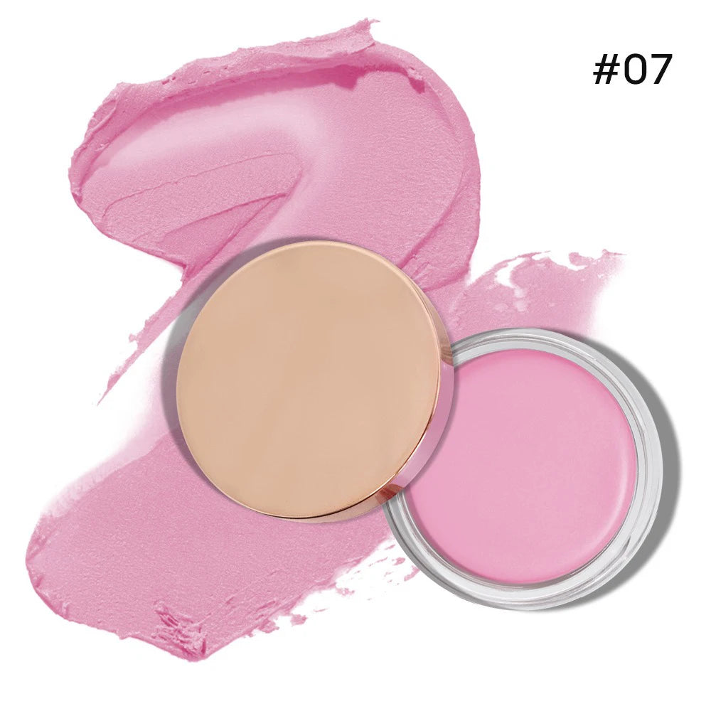 Dual-Use Matte & Shimmer Cream Blush | Vegan Private Label Cream Blush Axl 07 100pcs with logo