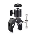 CNC Metal Super Clamp & 360° Mini Ball Head Camera Mount Camera Clamp Mount Axl Clip and holder No plug