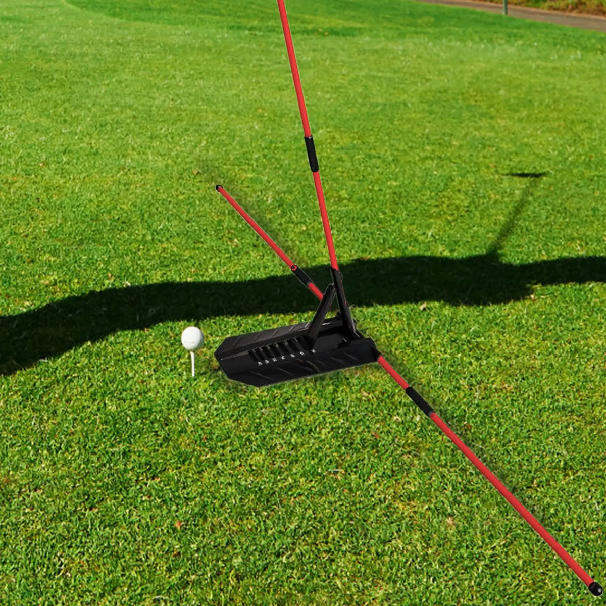Golf Alignment Stick Holder – Portable Swing Training Aid Golf Swing Trainer Axl