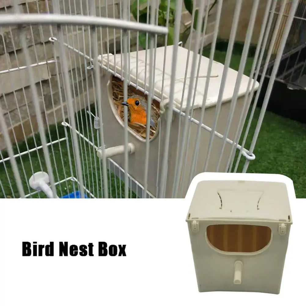 Parrot Nesting Box with Perch – Plastic Bird Breeding Box Bird Nesting Box Axl