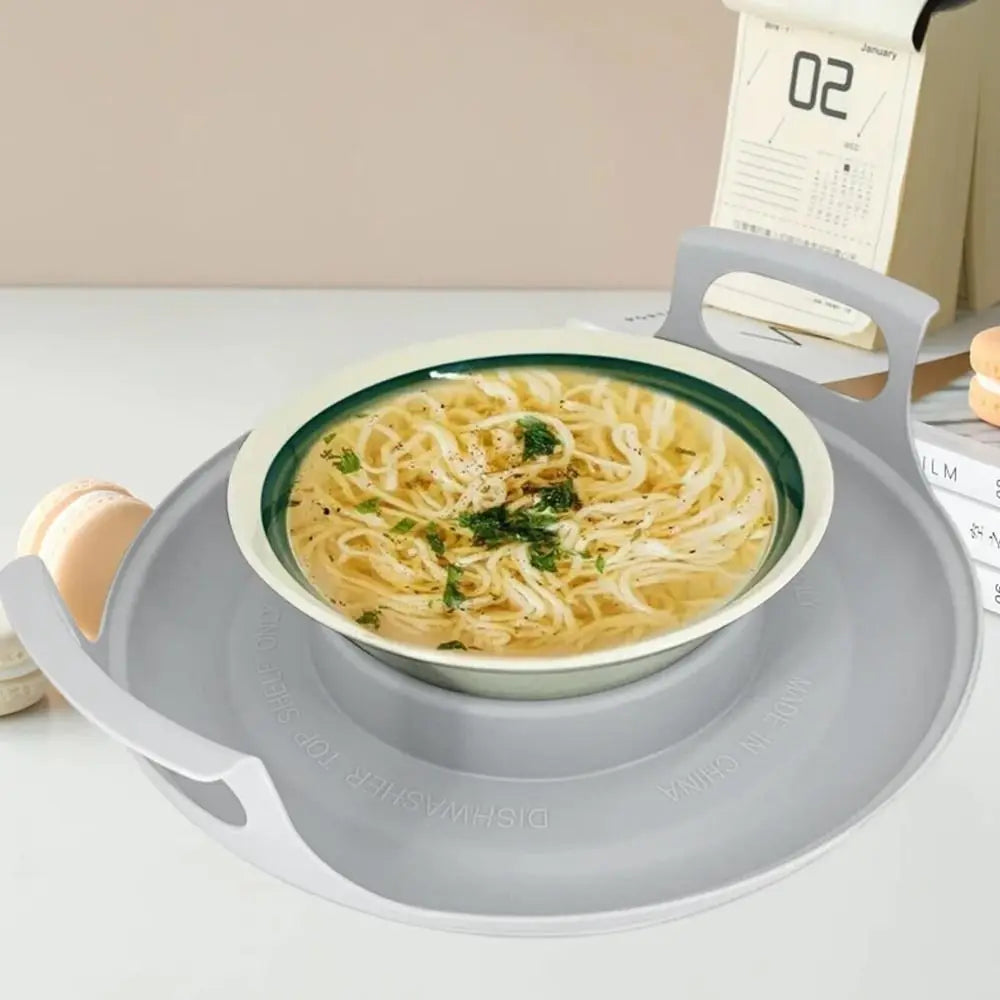 Heat Resistant Microwave Plate & Bowl Holder – Safe Carry Tray Microwave Plate Tray Axl