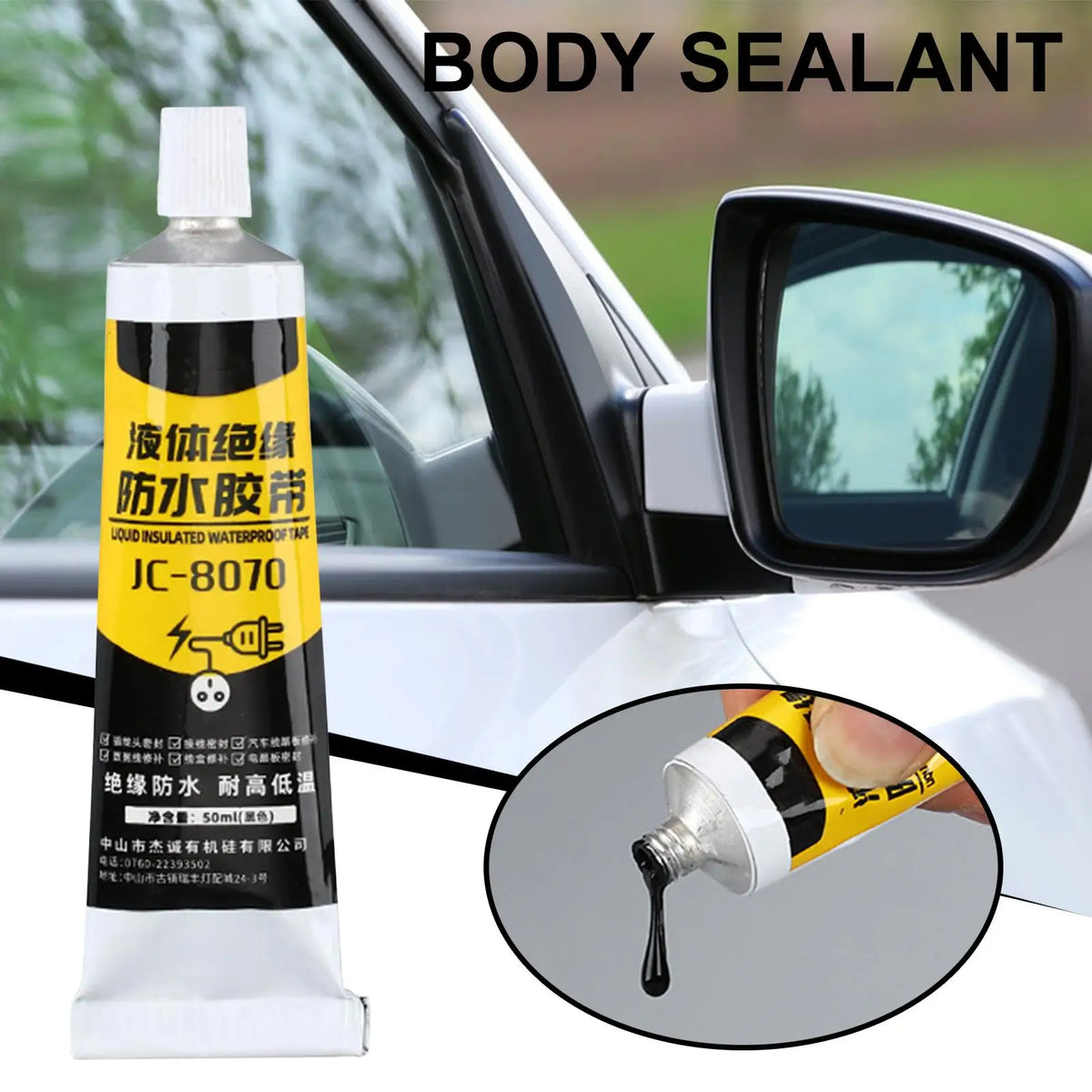 50ml Car Windshield Sealant – Fast Curing Automotive Glass Glue Automotive Glass Sealant Axl