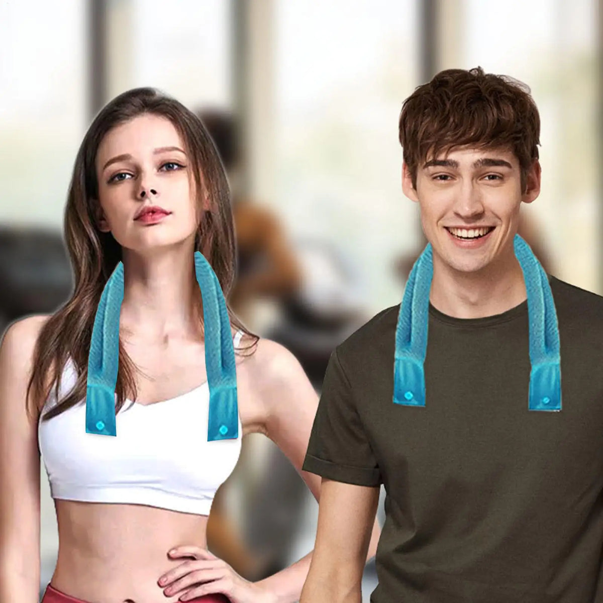Cooling Neck Wrap Ice Polymer – Breathable Summer Sport Towel Cooling Neck Wrap Axl