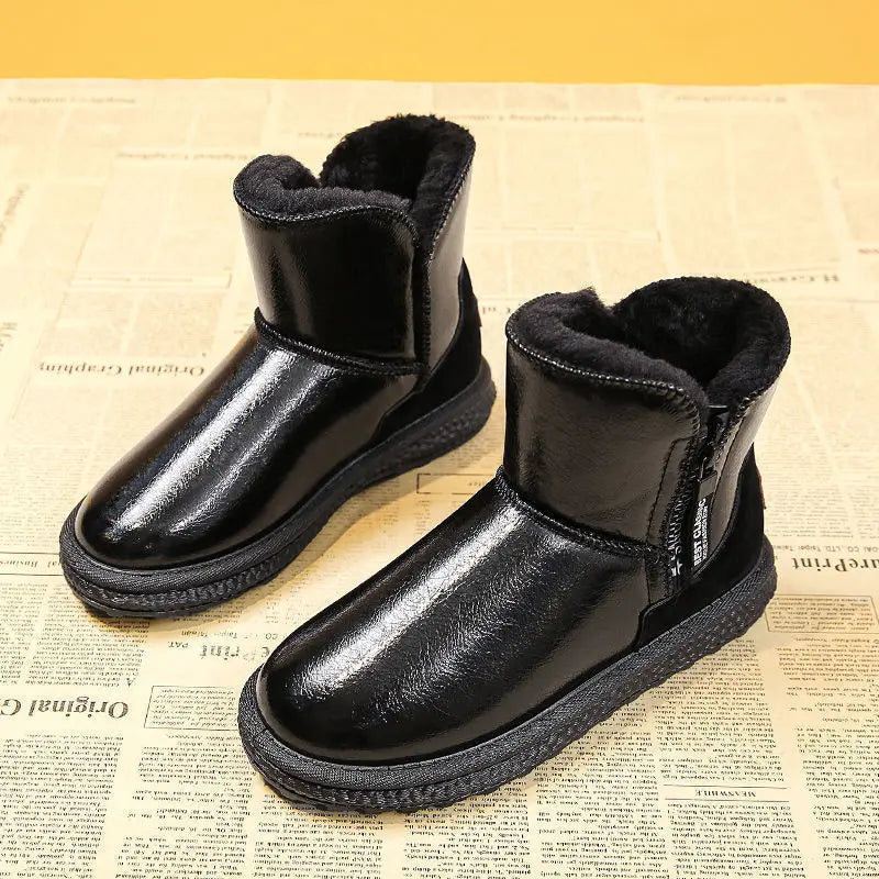 Women's Plush Ankle Snow Boots – Zip Winter Boots EU 34–48 Women's Snow Boots Axl
