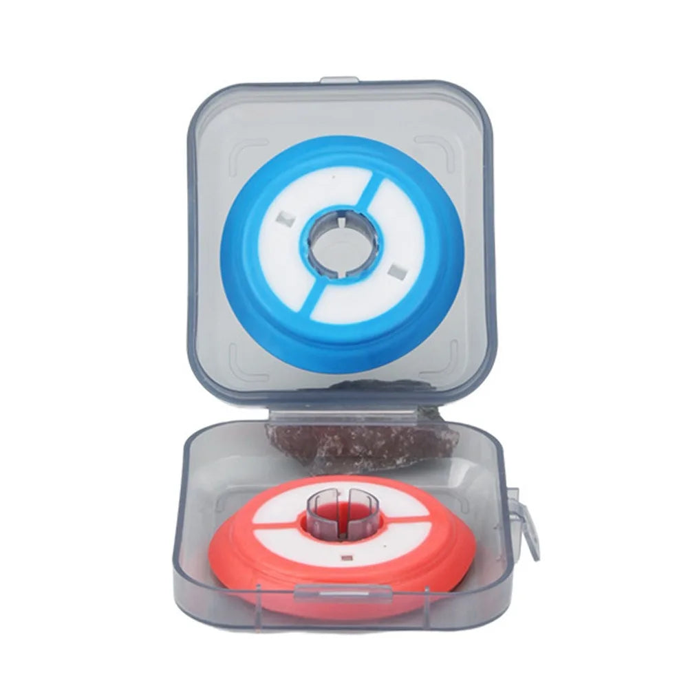 Fishing Line Winding Box – Spool Organizer with Cutter Fishing Line Organizer Axl 2-Silicone Roller