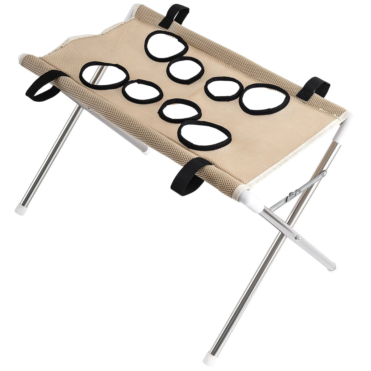 Pet Grooming Hammock – Dog & Cat Bathing & Nail Clipping Stand Pet Grooming Hammock Axl Coffee color