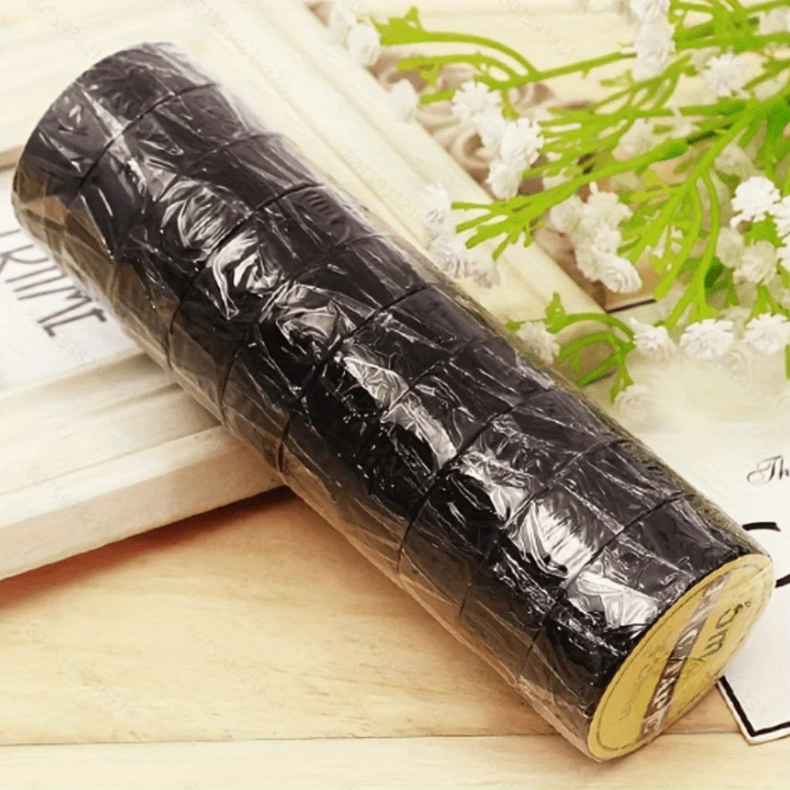 10-Pack Black Electrical Tape – Flame Retardant & Waterproof Electrical Tape Axl 10pcs