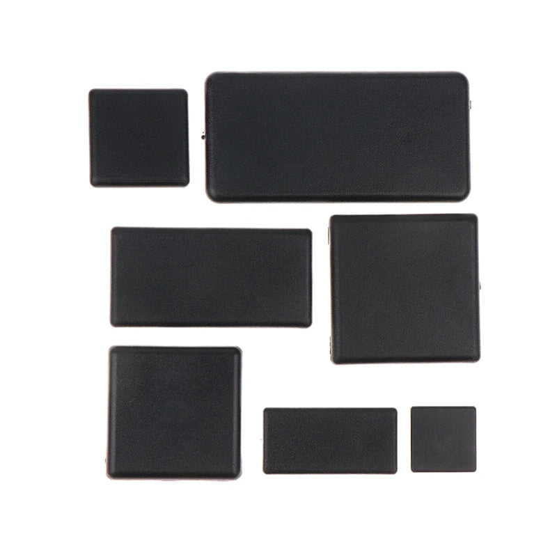 10Pcs Black Plastic End Caps for EU Aluminum Profile 2020–4545 Profile End Caps Axl