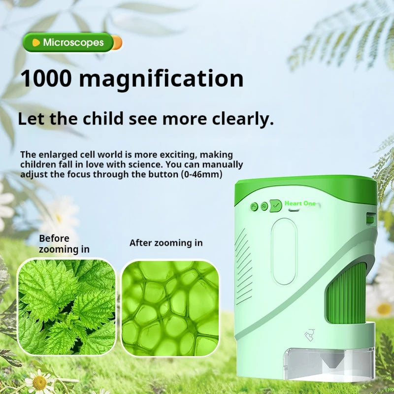 1000X Kids Digital Microscope Camera – STEM Educational Toy Kids Digital Microscope Axl