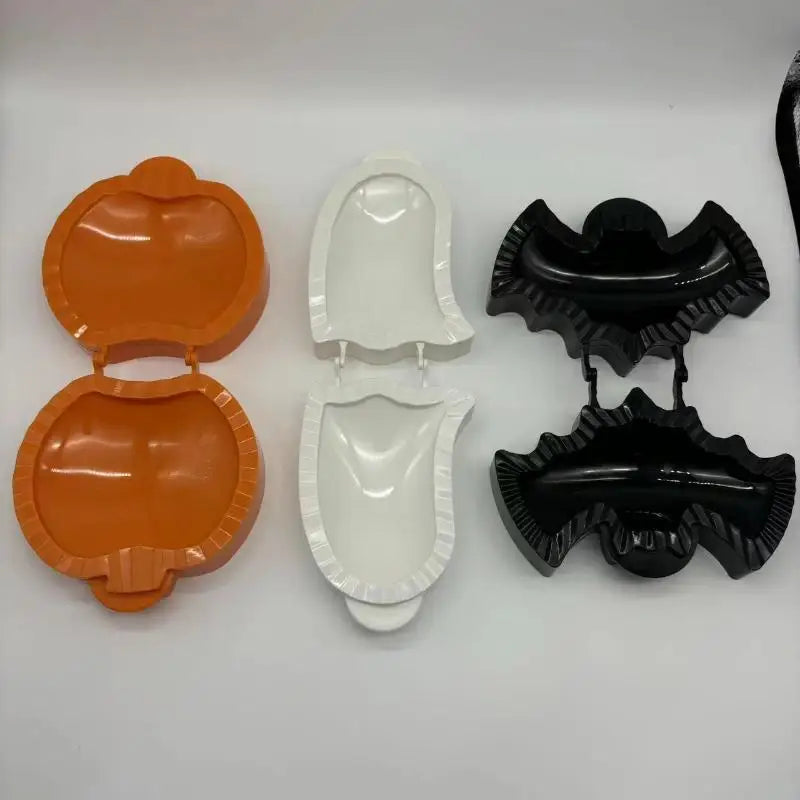 Halloween Hand Pie Press Molds – Pumpkin Ghost Bat 3-Pack Pie Press Mold Set Axl