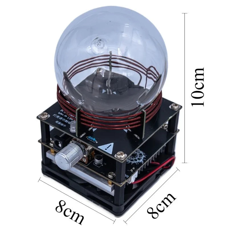 Plasma Ring Noble Gas Glass Ball – Modern LED Home Décor Decorative Ornament Axl