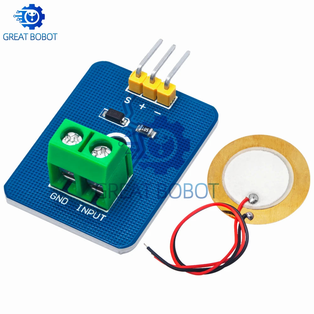 Ceramic Piezo Vibration Sensor Module 3.3V/5V for Arduino Vibration Sensor Module Axl