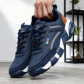 ZULIWAGN Men's Anti-Slip Rebound Sneakers | Breathable Walking Shoes Men's Sneakers Axl Blue 46