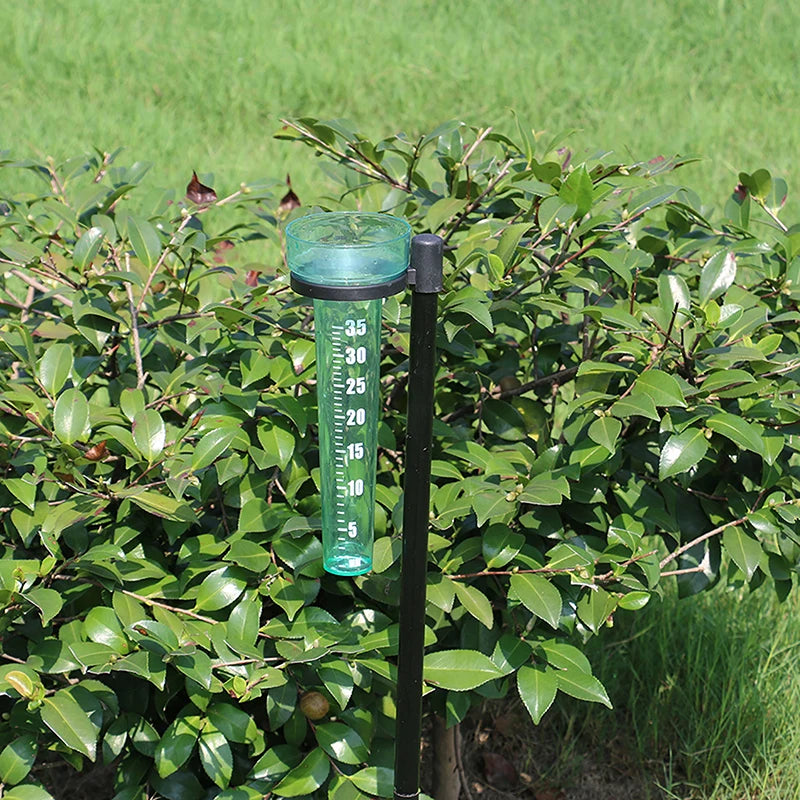 Portable Plastic Rain Gauge – Outdoor Garden Rain Meter Garden Rain Gauge Axl