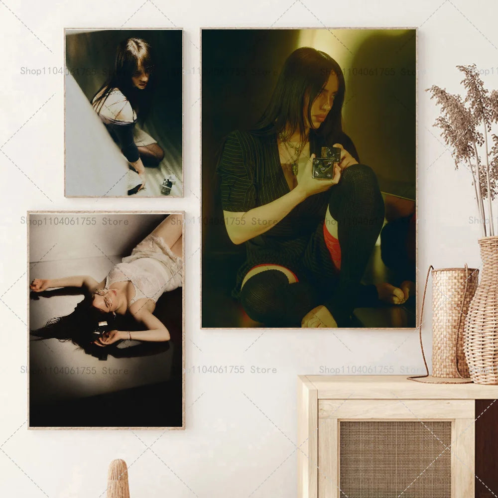 Music Singer Art Poster – Self-Adhesive Waterproof Wall Sticker Wall Art Poster Axl