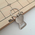 Heart Shaped Bottle Opener Keychain – Zinc Alloy Party Favor Bottle Opener Keychain Axl onesize