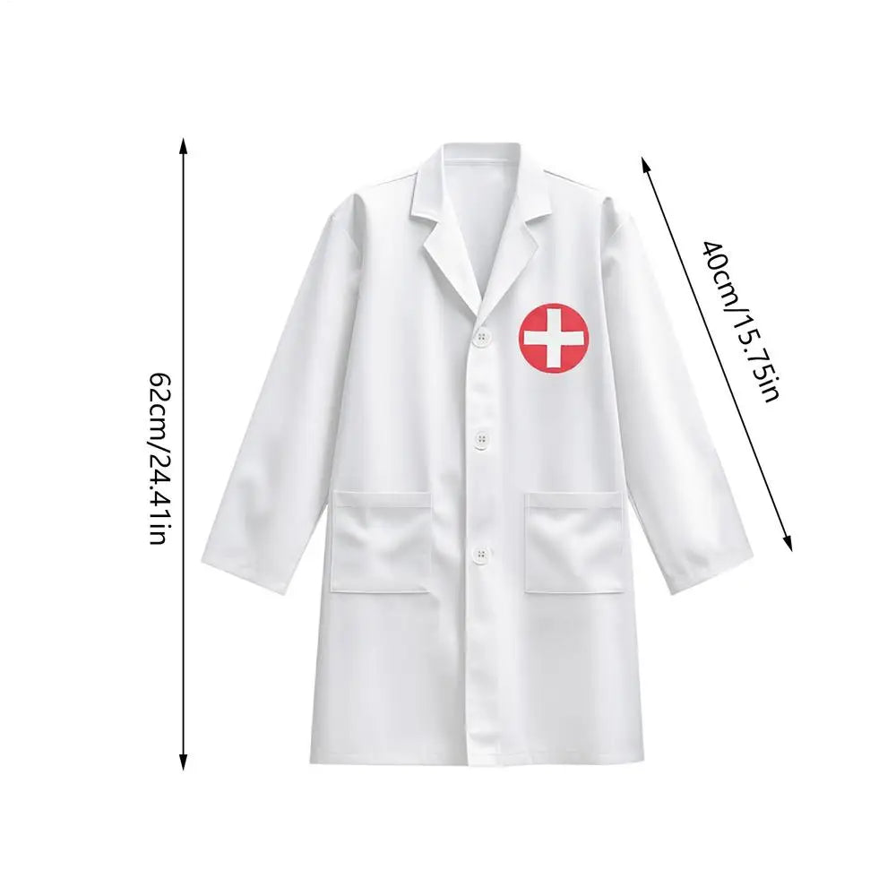 Kids Doctor Costume Dress-Up Set | Ages 3–8 | Machine Washable Kids Dress-Up Costume Axl Height 120cm