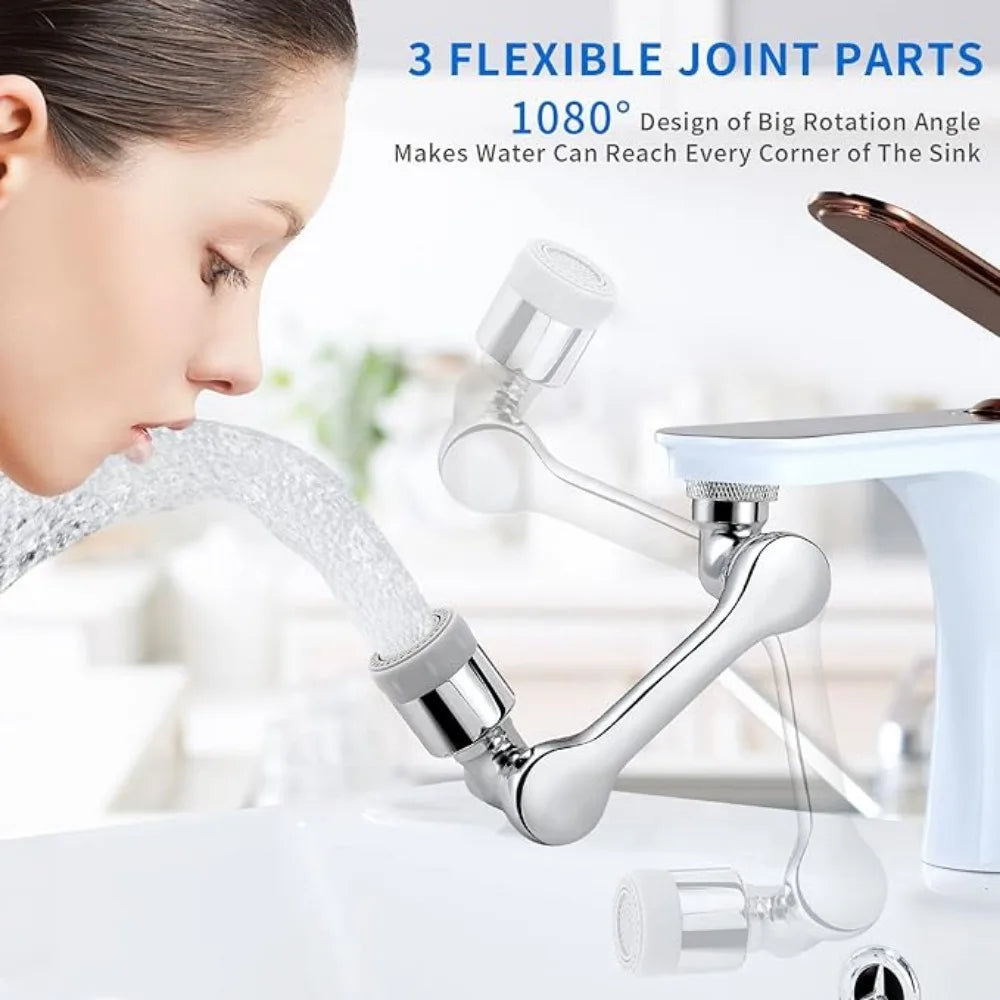 720° Rotatable Faucet Sprayer Head – Splash Filter Tap Nozzle Faucet Sprayer Attachment Axl