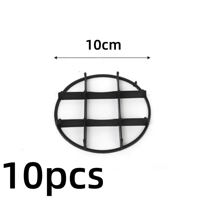 10-Pack Breathable Flower Pot Trays – Anti-Rot Plastic Base Pads Pot Base Trays Axl 10pcs