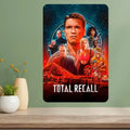 Total Recall Classic Movie Metal Poster Sign | Retro Wall Art Metal Wall Sign Axl aluminum sign aluminum 40x30cm